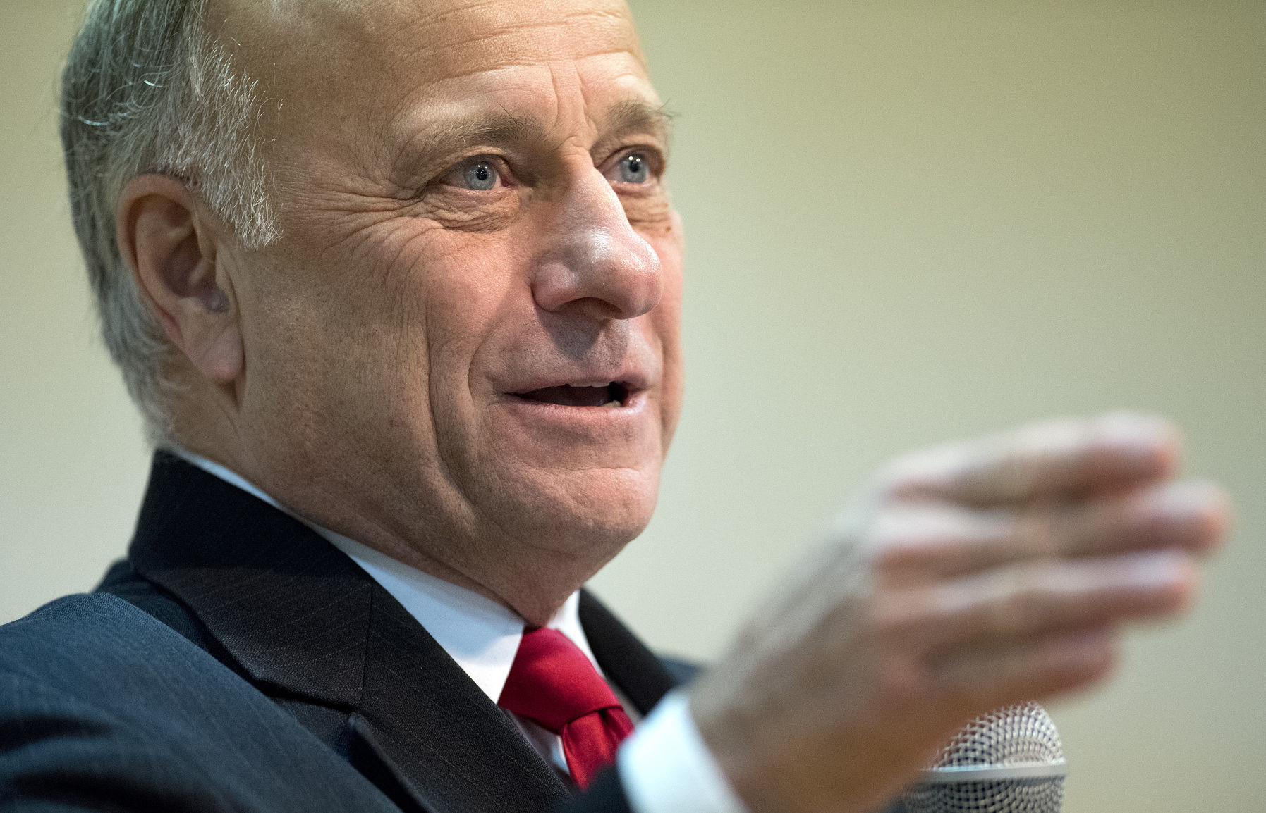 Steve King Primghar town hall